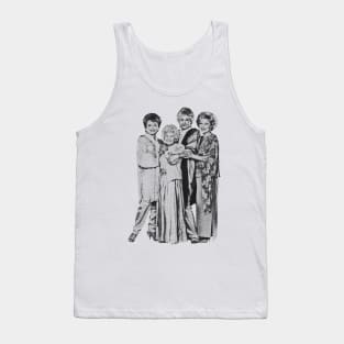 The Golden Girls - Simple Engraved Tank Top